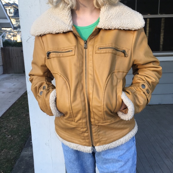 faux leather fur jacket - Picture 2 of 4